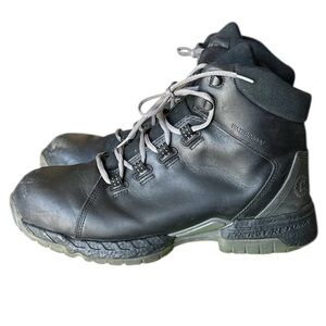 Hytest Footrest Xergy Composite Safety Toe Work Boots Black Leather k22470 Sz 11